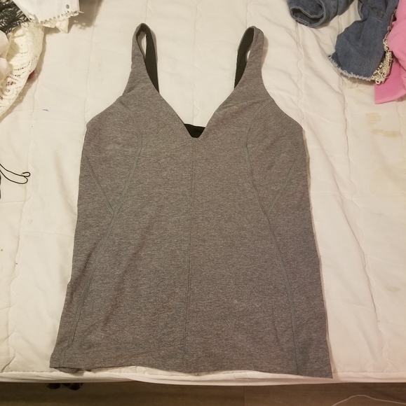 COPY - GREY LULULEMON TANK